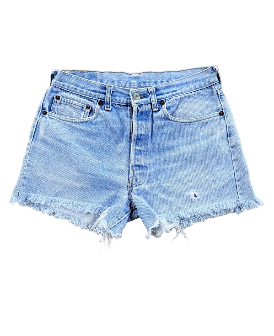 Vintage Levi's 501 Cut-Off Denim Shorts | Size 30 | 1980s | Made in USA