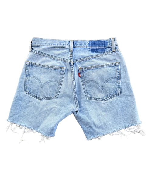 Vintage Levi's 501 Cut-Off Denim Shorts | Size 30 | 1990s | Made in USA