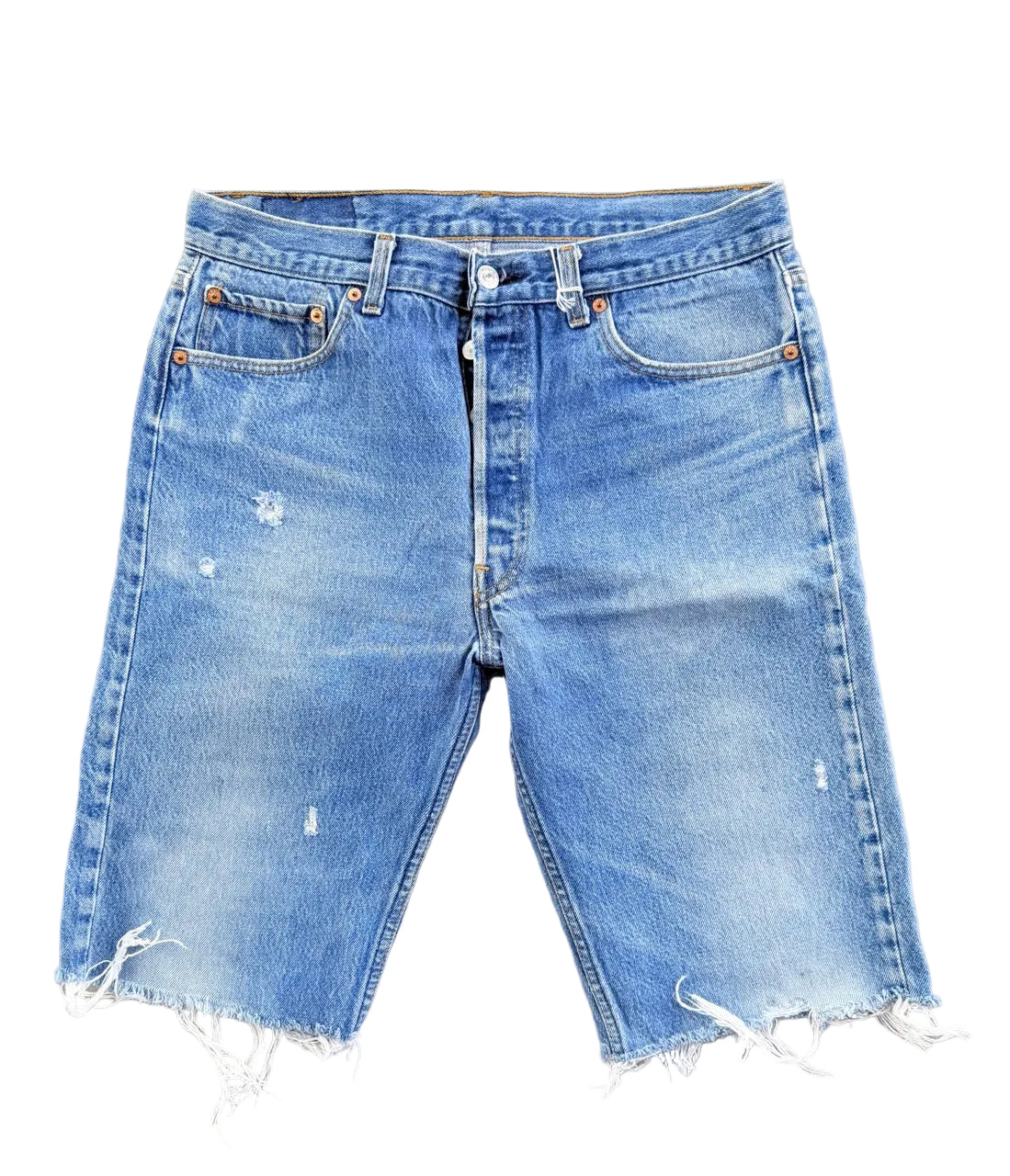 Vintage Levi's 501 Cut-Off Denim Shorts | Size 32 | 1990s | Made in USA