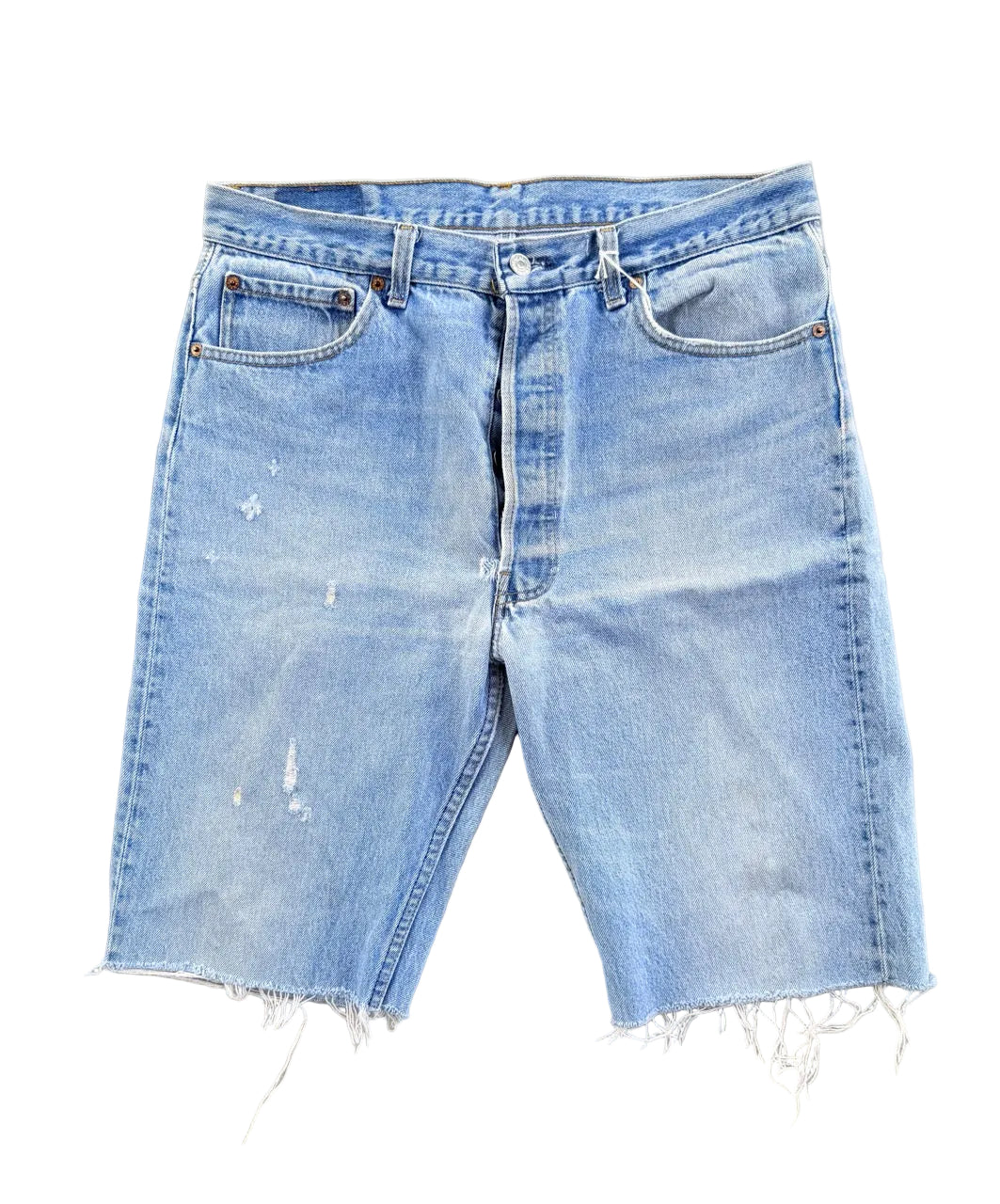 Vintage Levi's 501 Cut-Off Denim Shorts | Size 34 | 1990s | Made in USA