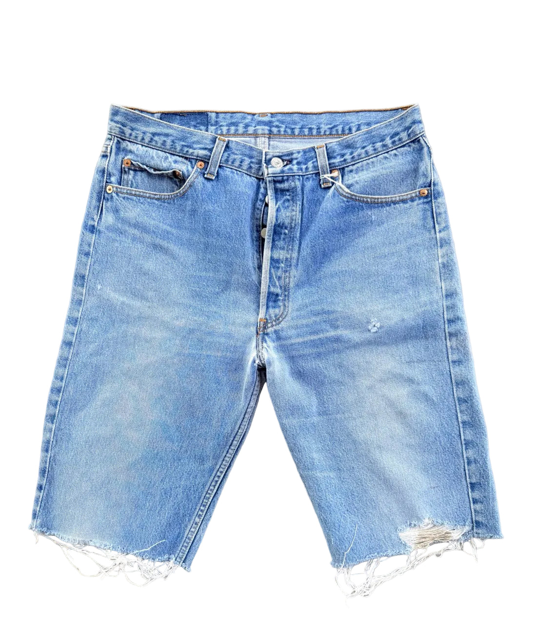 Vintage Levi's 501 Cut-Off Denim Shorts | Size 33 | 1990s | Made in USA