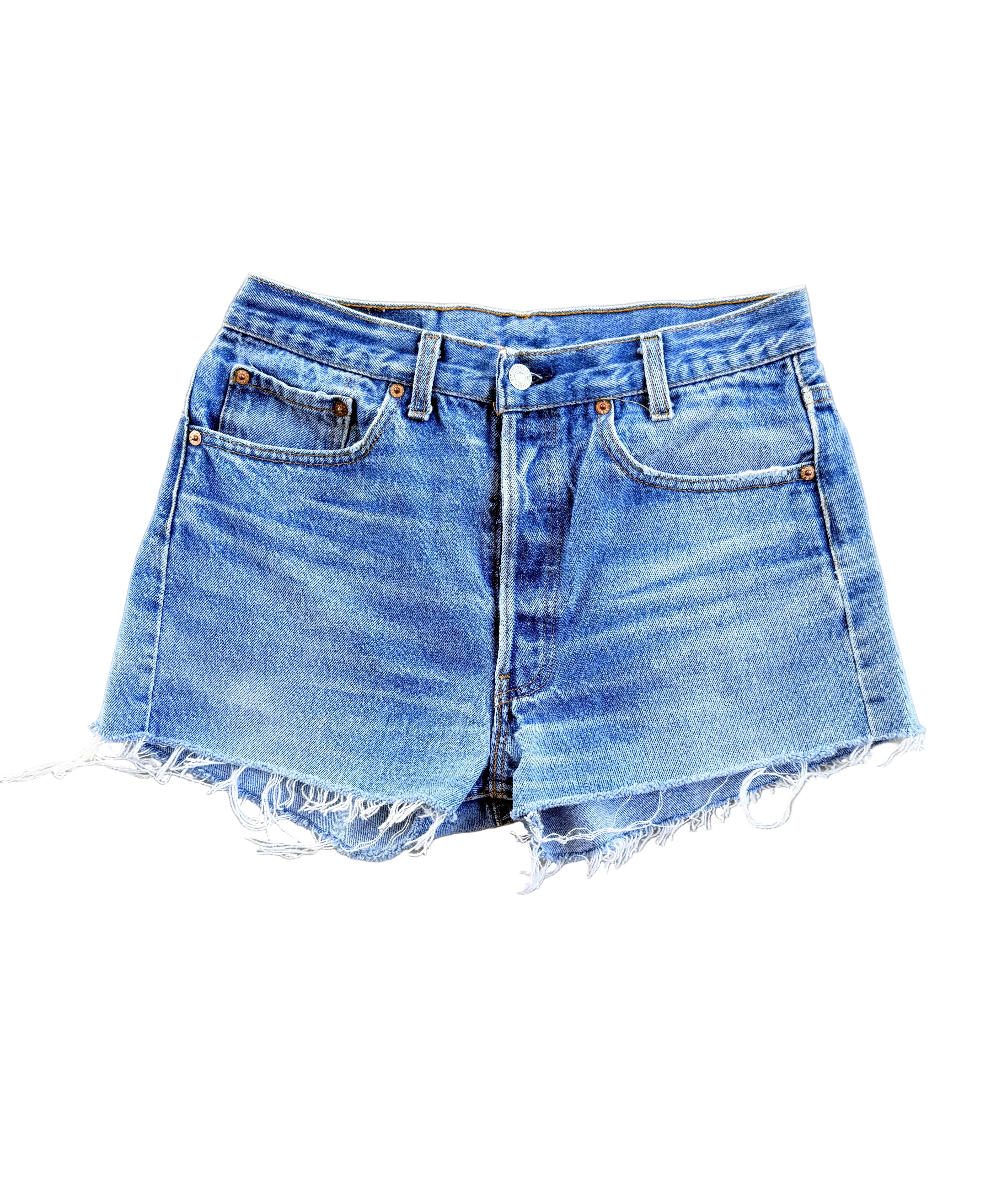 Vintage Levi's 501 Cut-Off Denim Shorts | Size 29 | Made in USA