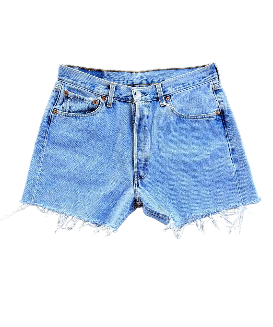 Vintage Levi's 501 Cut-Off Denim Shorts | Size 31 | Made in USA
