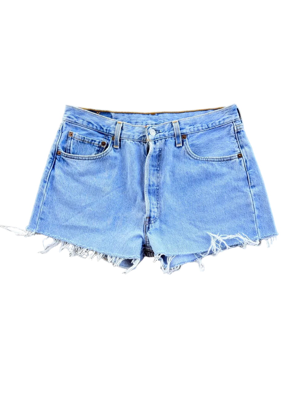 Vintage Levi's 501 Cut-Off Denim Shorts | Size 32 | Made in USA