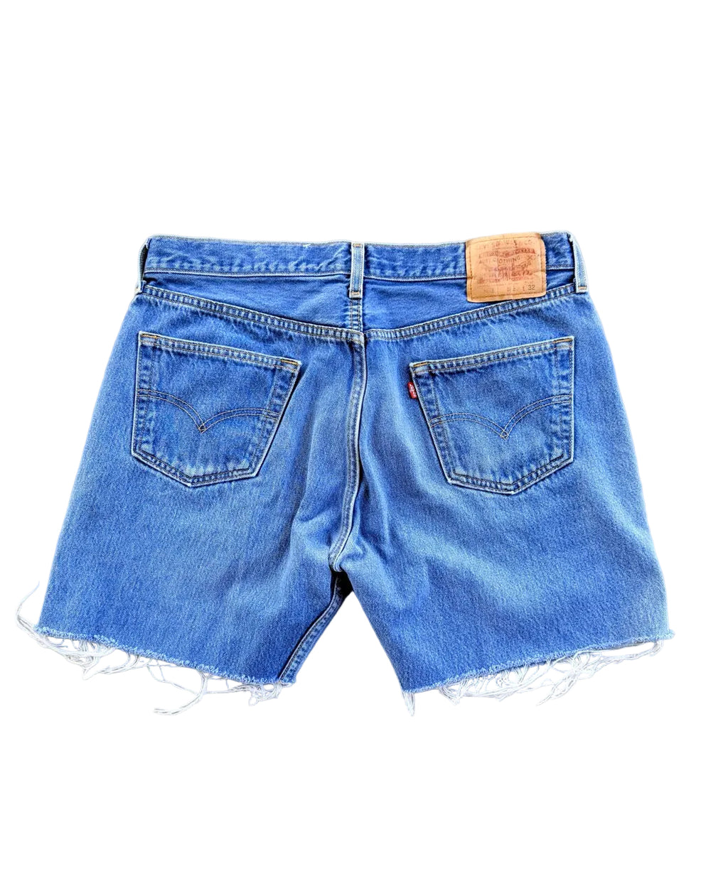 Vintage Levi's 501 Cut-Off Denim Shorts | Size 35 | Made in USA