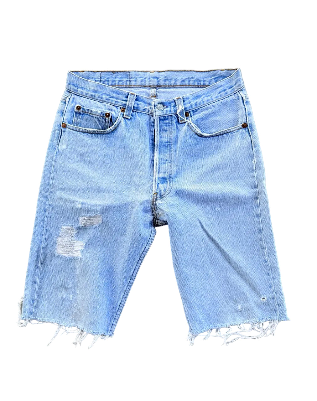 Vintage Levi's 501 Cut-Off Denim Shorts | Size 29 | Made in USA