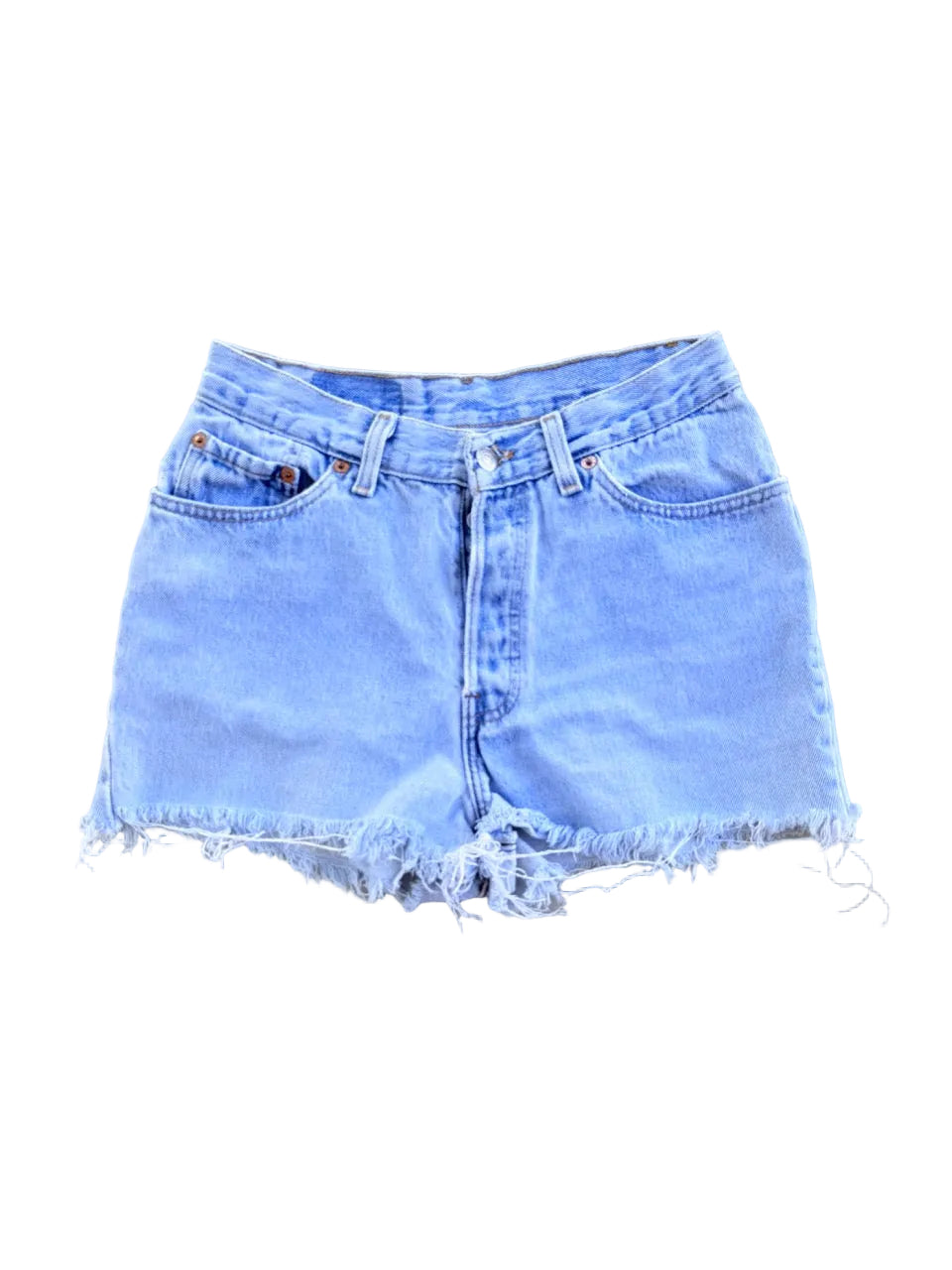 Vintage Levi's 501 Cut-Off Denim Shorts | Size 26 | 1990s | Made in USA