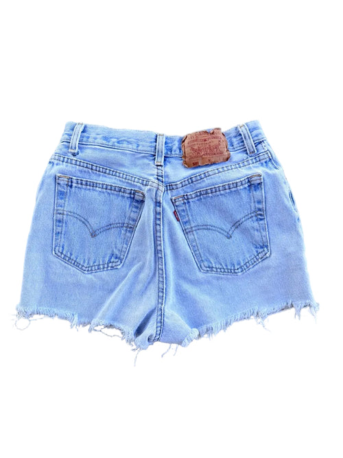 Vintage Levi's 501 Cut-Off Denim Shorts | Size 26 | 1990s | Made in USA