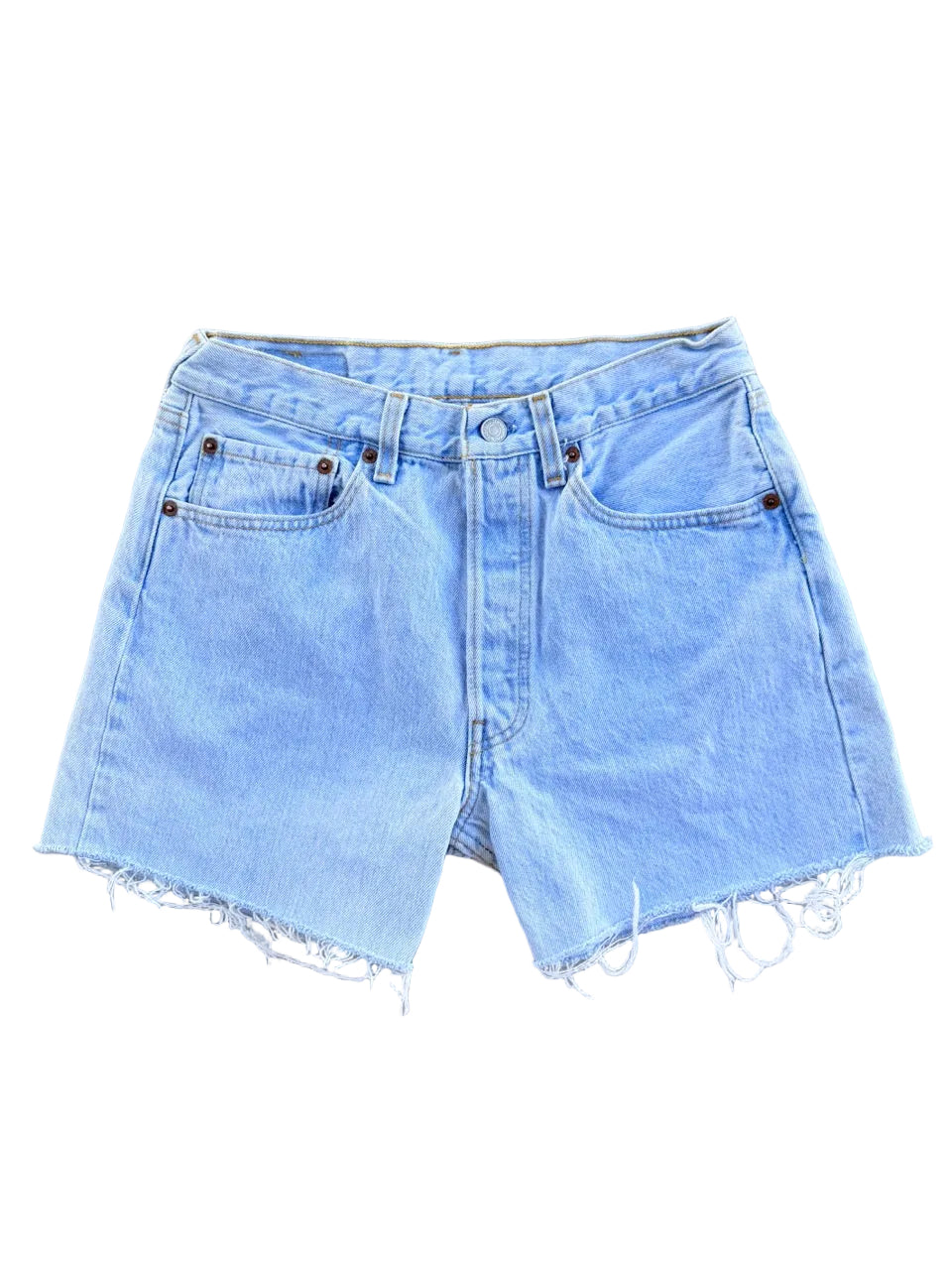 Vintage Levi's 501 Cut-Off Denim Shorts | Size 29 | 1990s | Made in USA