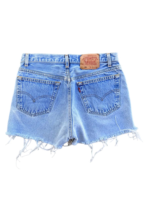 Vintage Levi's 501 Cut-Off Denim Shorts | Size 30 | 1990s | Made in USA