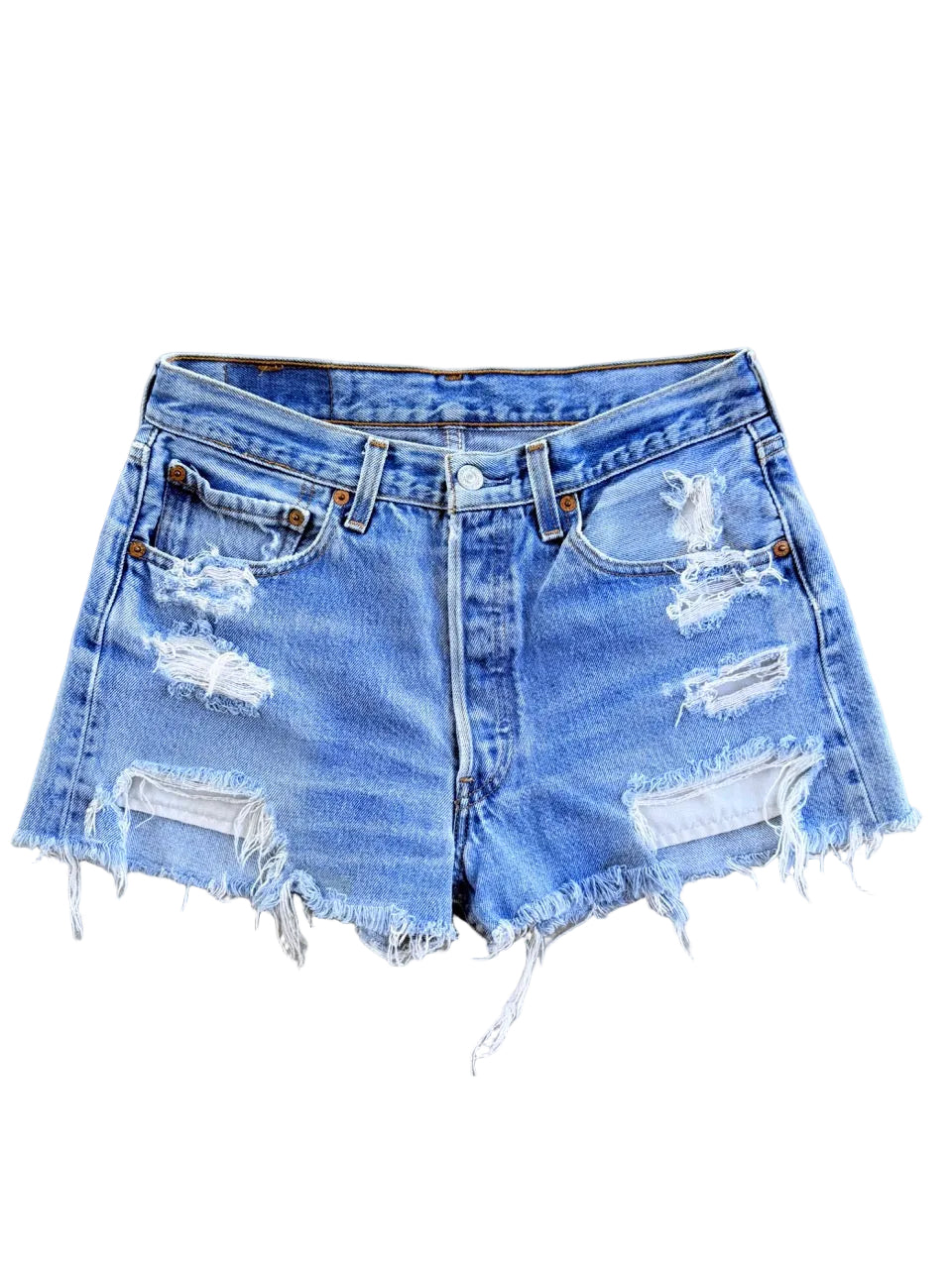 Vintage Levi's 501 Cut-Off Denim Shorts | Size 29 | 1990s | Made in USA