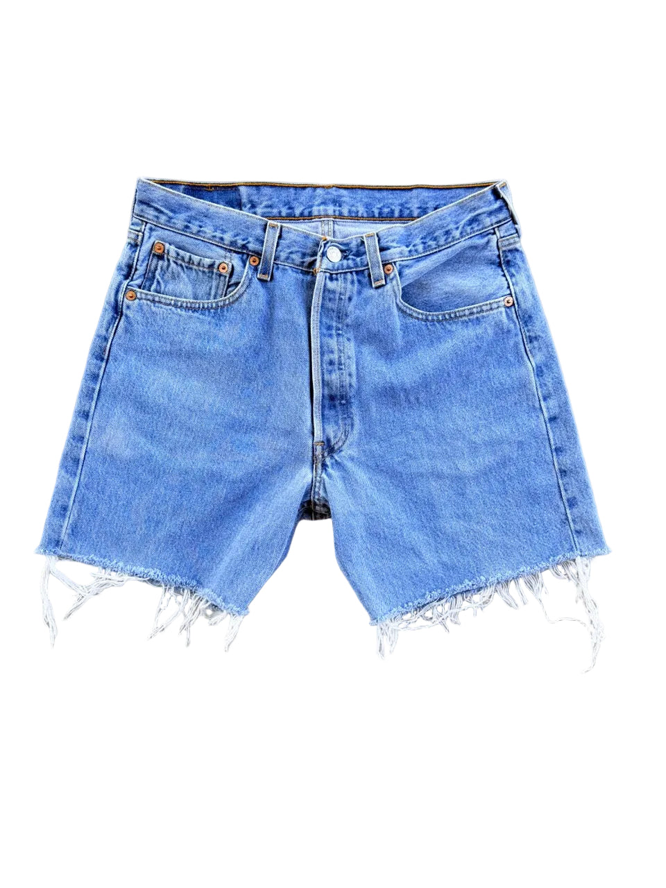 Vintage Levi's 501 Cut-Off Denim Shorts | Size 30 | 1990s | Made in USA