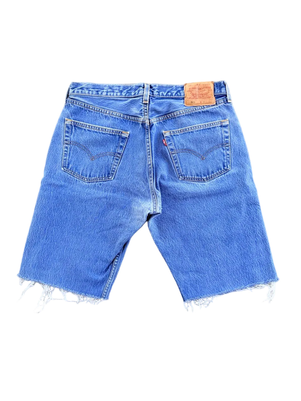Vintage Levi's 501 Cut-Off Denim Shorts | Size 32 | 1990s | Made in USA