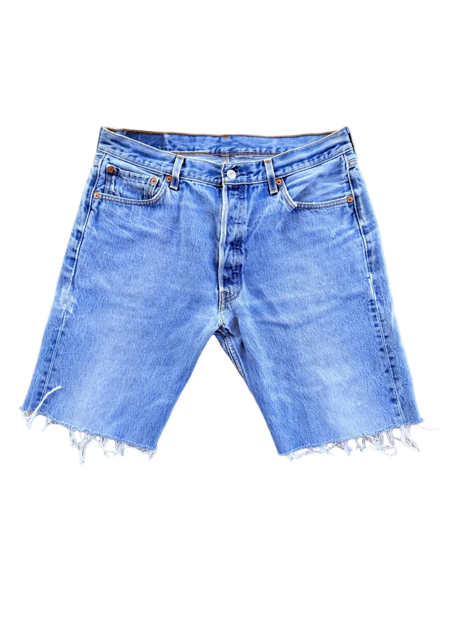 Vintage Levi's 501 Cut-Off Denim Shorts | Size 34 | 1990s | Made in USA