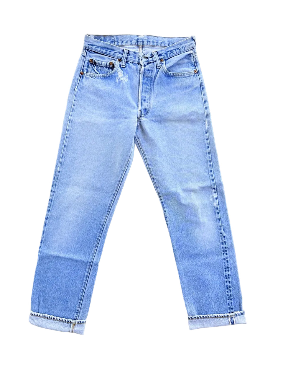 Vintage Levi's 501 Selvedge Denim Jeans | Redlines | W27 L30 | Made in USA