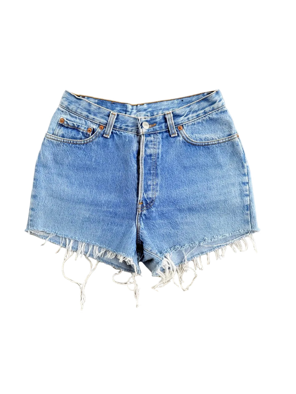 Vintage Levi's 501 Cut-Off Denim Shorts | Size 27 | 1990s | Made in USA