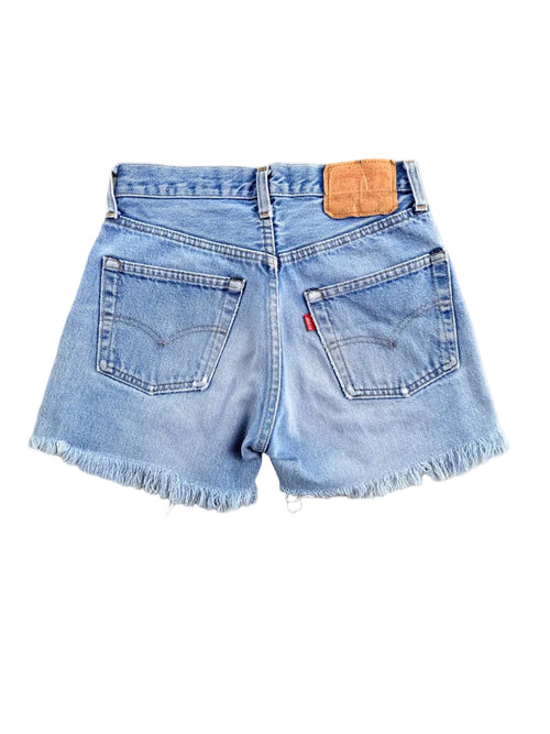 Vintage Levi's 501 Cut-Off Denim Shorts | Size 26 | 1990s | Redline Selvedge | Made in USA