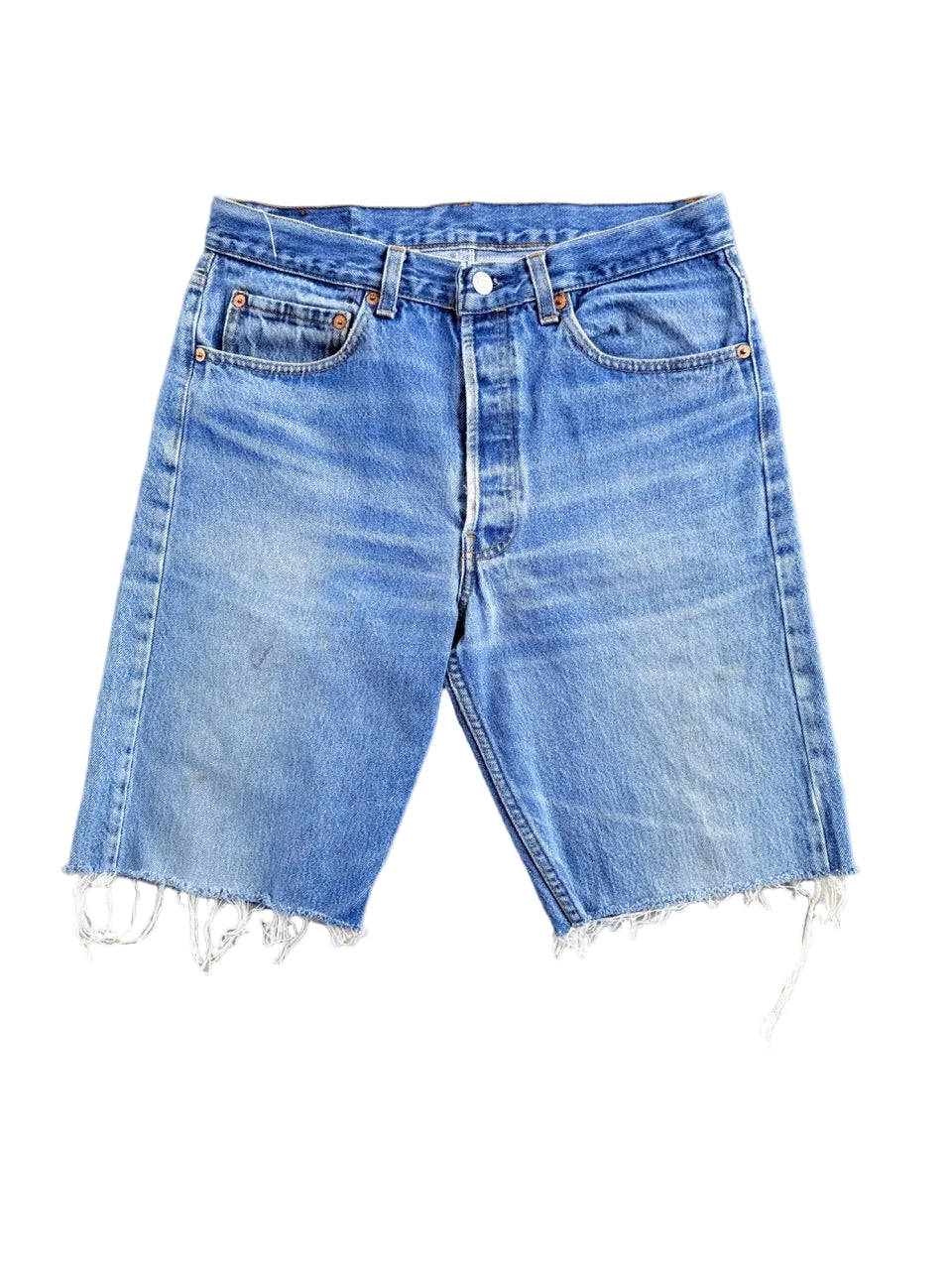 Vintage Levi's 501 Cut-Off Denim Shorts | Size 30 | 1990s | Made in USA