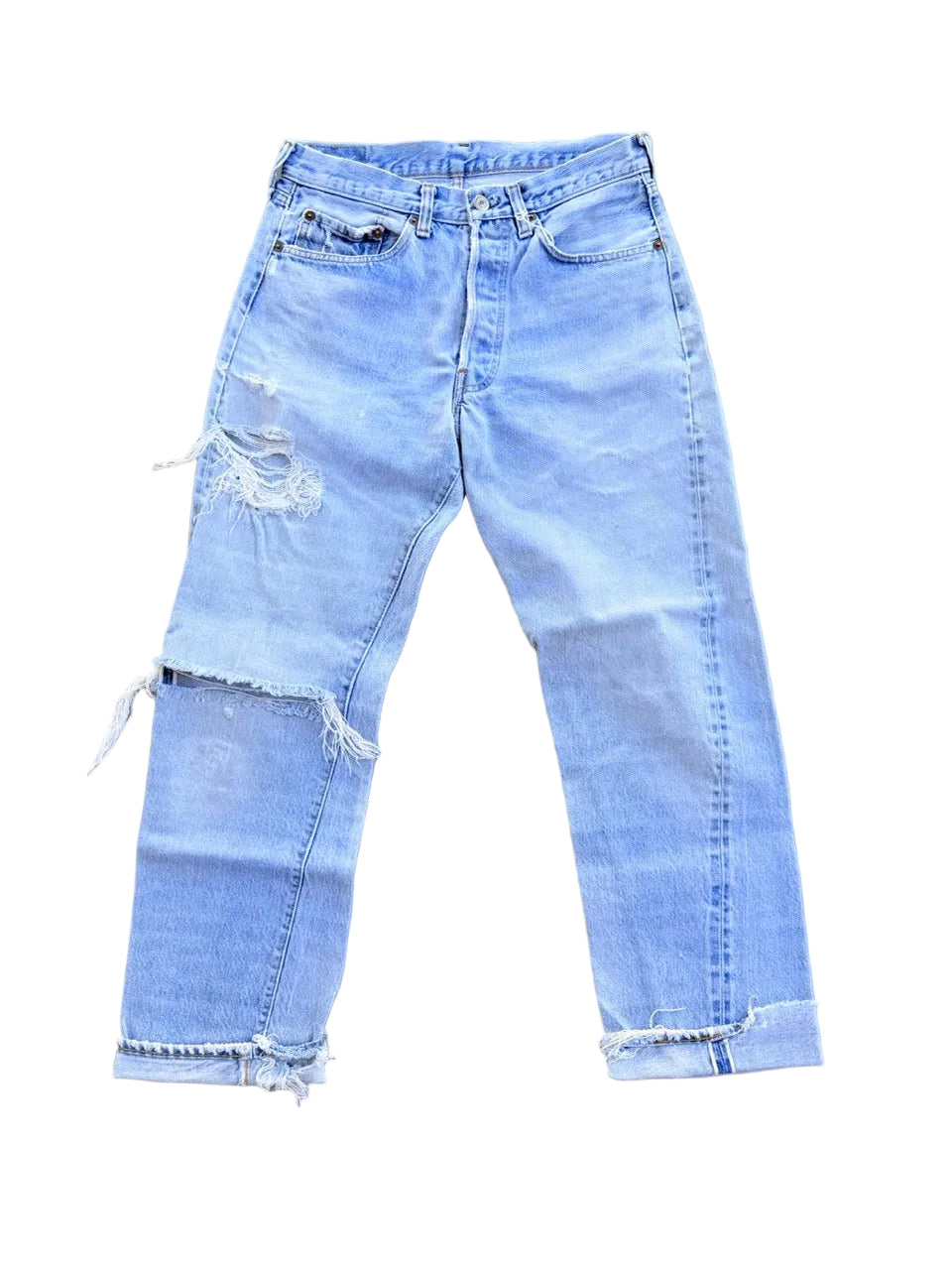 Vintage Levi's 501 Redline Selvedge Jeans | Size 29x29 | 1960s | Made in USA