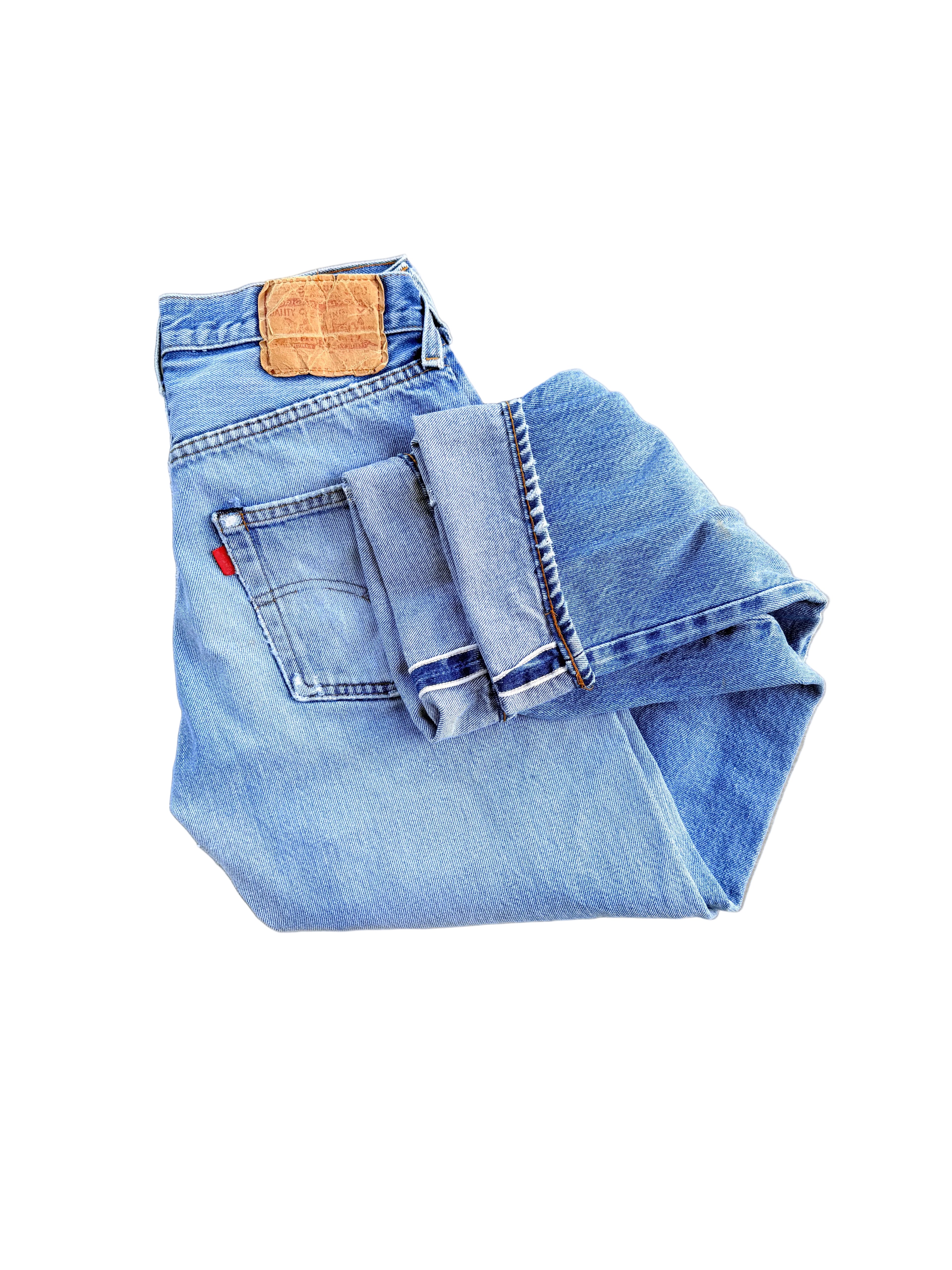 Vintage Levi's 501 Selvedge Denim Jeans | Redlines | W26 L30 | Made in USA