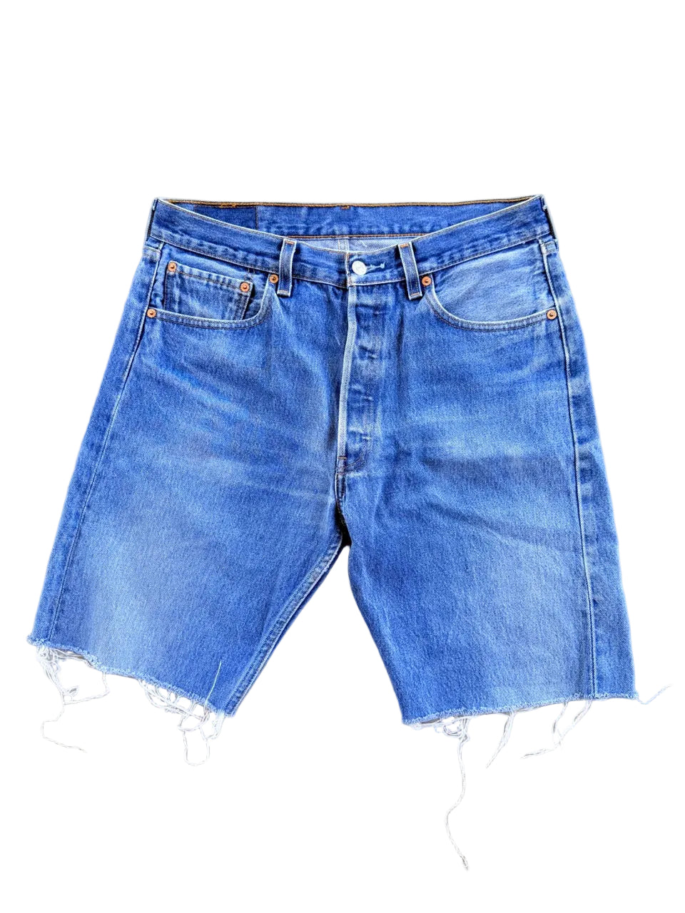 Vintage Levi's 501 Cut-Off Denim Shorts | Size 32 | 1990s | Made in USA