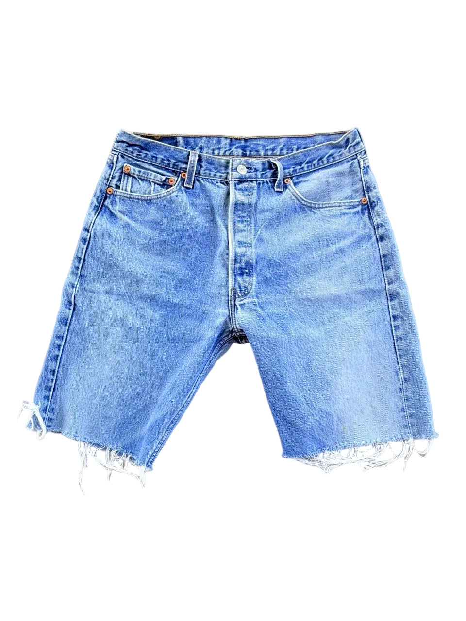 Vintage Levi's 501 Cut-Off Denim Shorts | Size 32 | 1990s | Made in USA