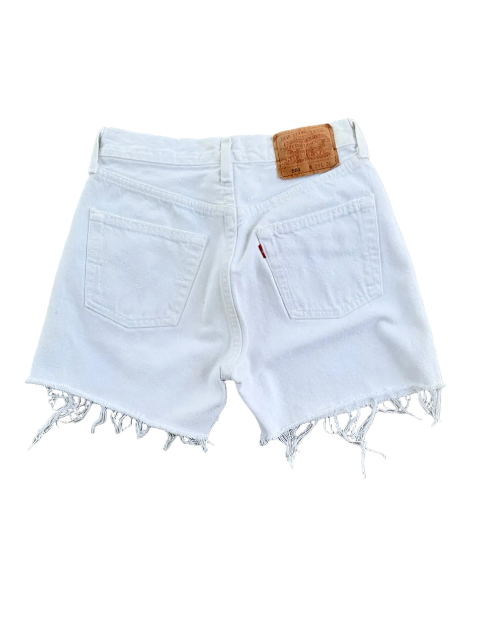 Vintage Levi's 501 Cutoff Shorts | Size 26 | White | 1990s | Made in USA