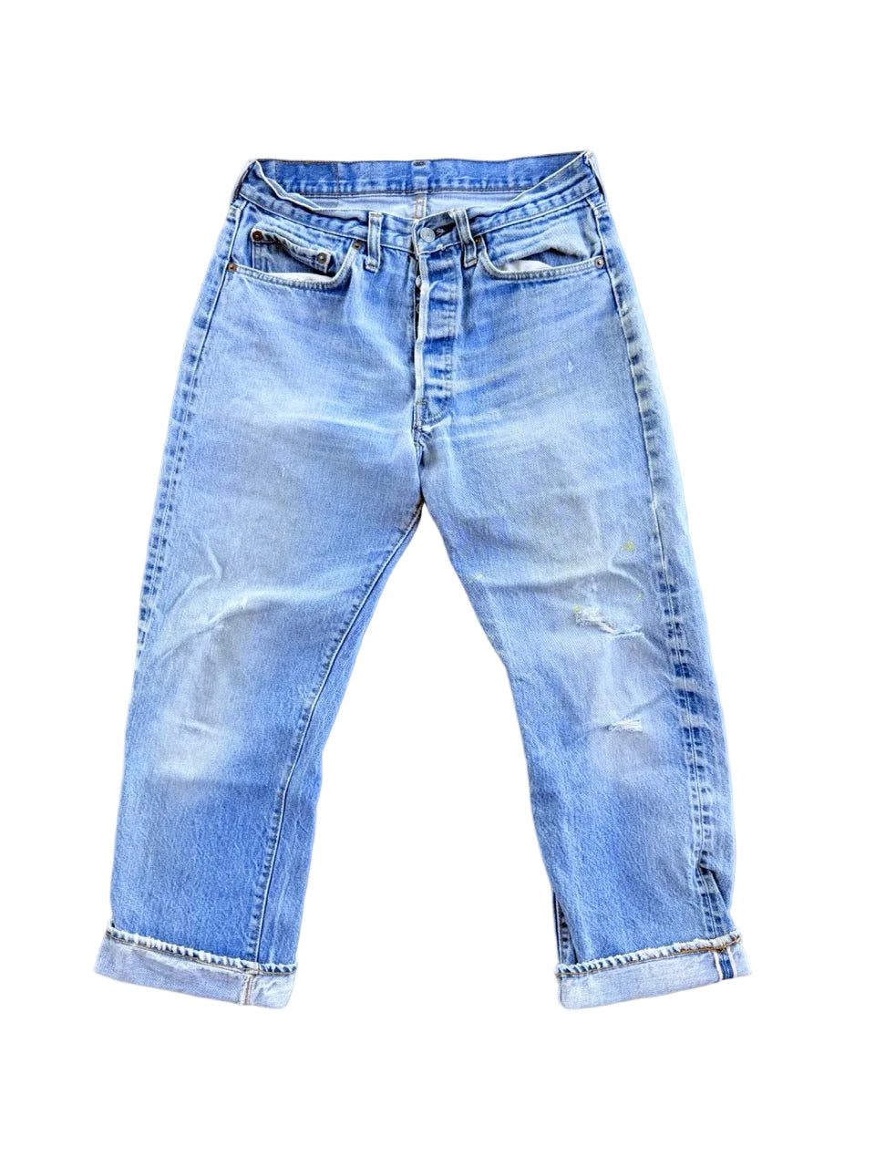 Vintage Levi's 501 Selvedge Denim Jeans | Redlines | W28 L27 | 1970s | Made in USA
