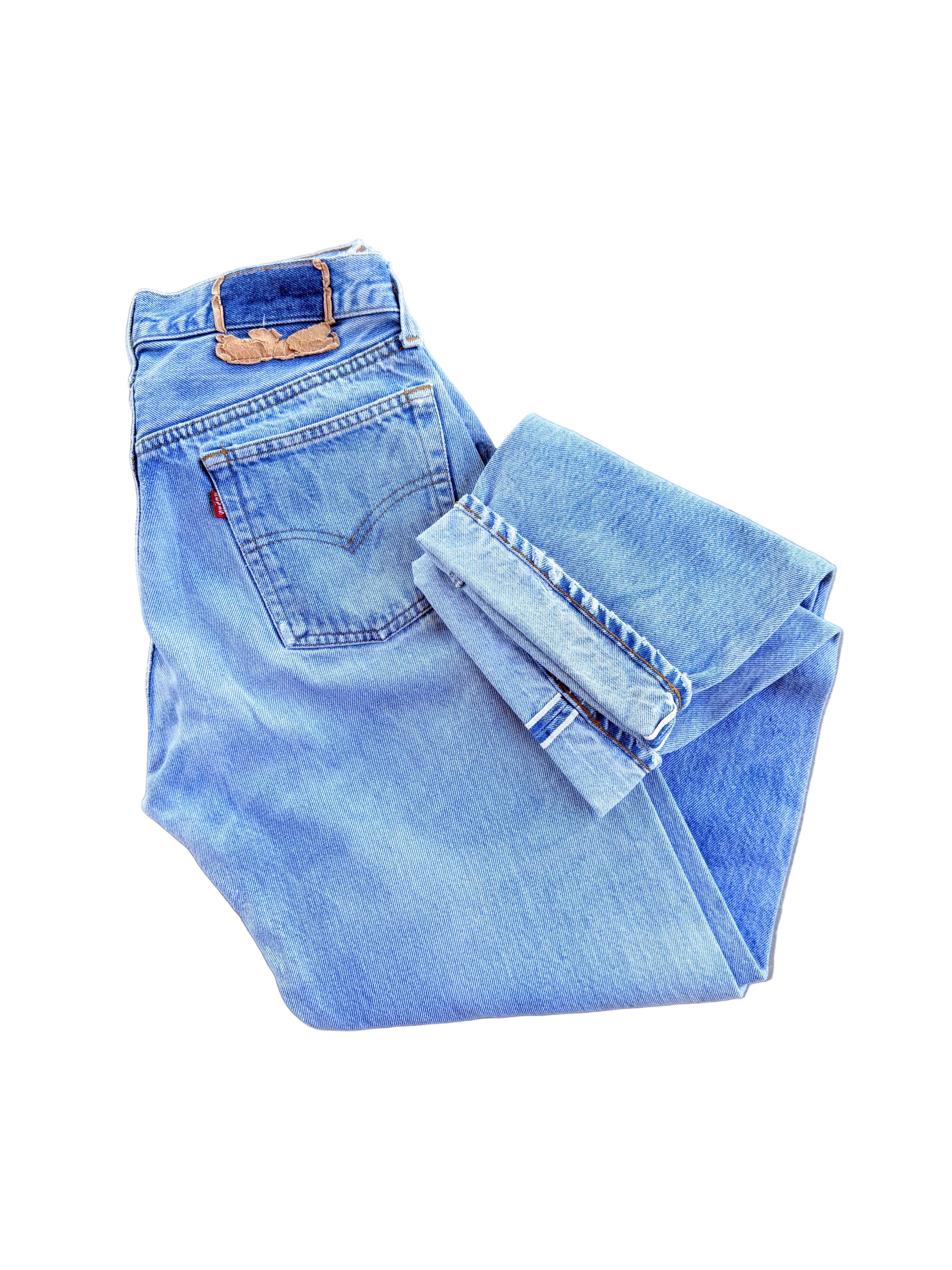 Vintage Levi's 501 Selvedge Denim Jeans | Redlines | W27 L30 | 1980s | Made in USA