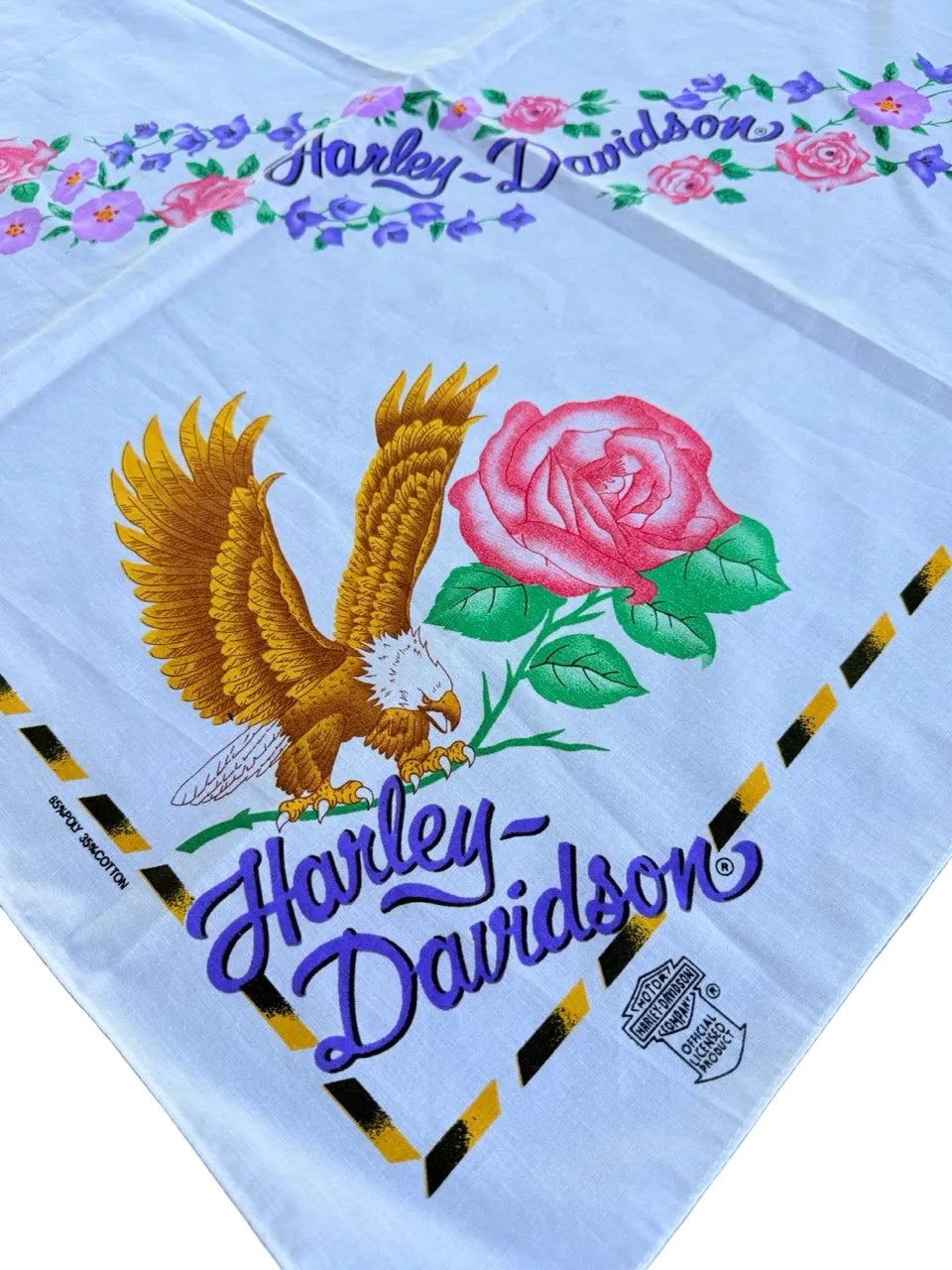 1990s Vintage Harley-Davidson Bandanas | Pink Flamingo Vintage