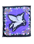 1990s Vintage Harley-Davidson Black Pegasus Bandana | 31x25