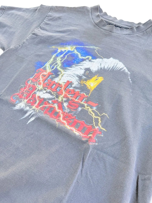 1990s Vintage Harley-Davidson Black T-Shirt | 19" Width x 29" Length