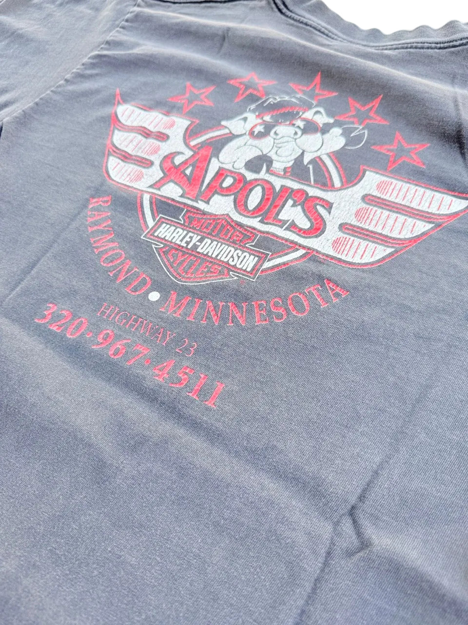 1990s Vintage Harley-Davidson Black T-Shirt | 19" Width x 29" Length