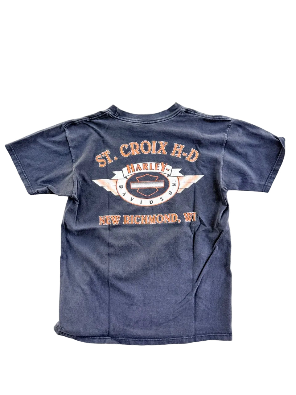 1990s Vintage Harley-Davidson Black T-Shirt | 21" Width x 28" Length