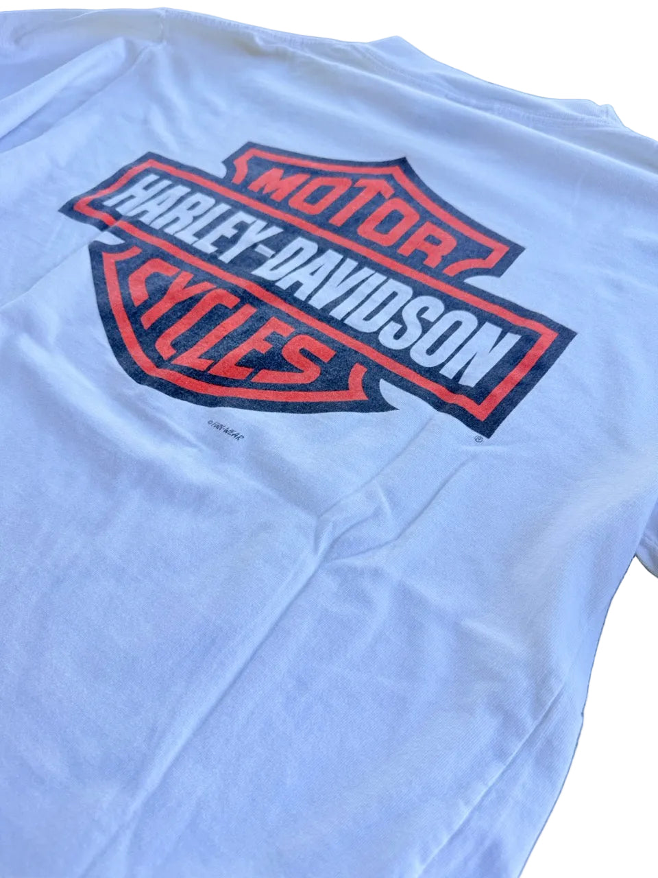 Vintage Harley-Davidson "County" White T-Shirt | 23" Width x 28" Length