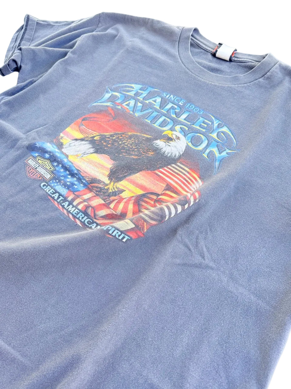 Vintage Harley-Davidson "American Spirit" Black T-Shirt | 24" Width x 30" Length