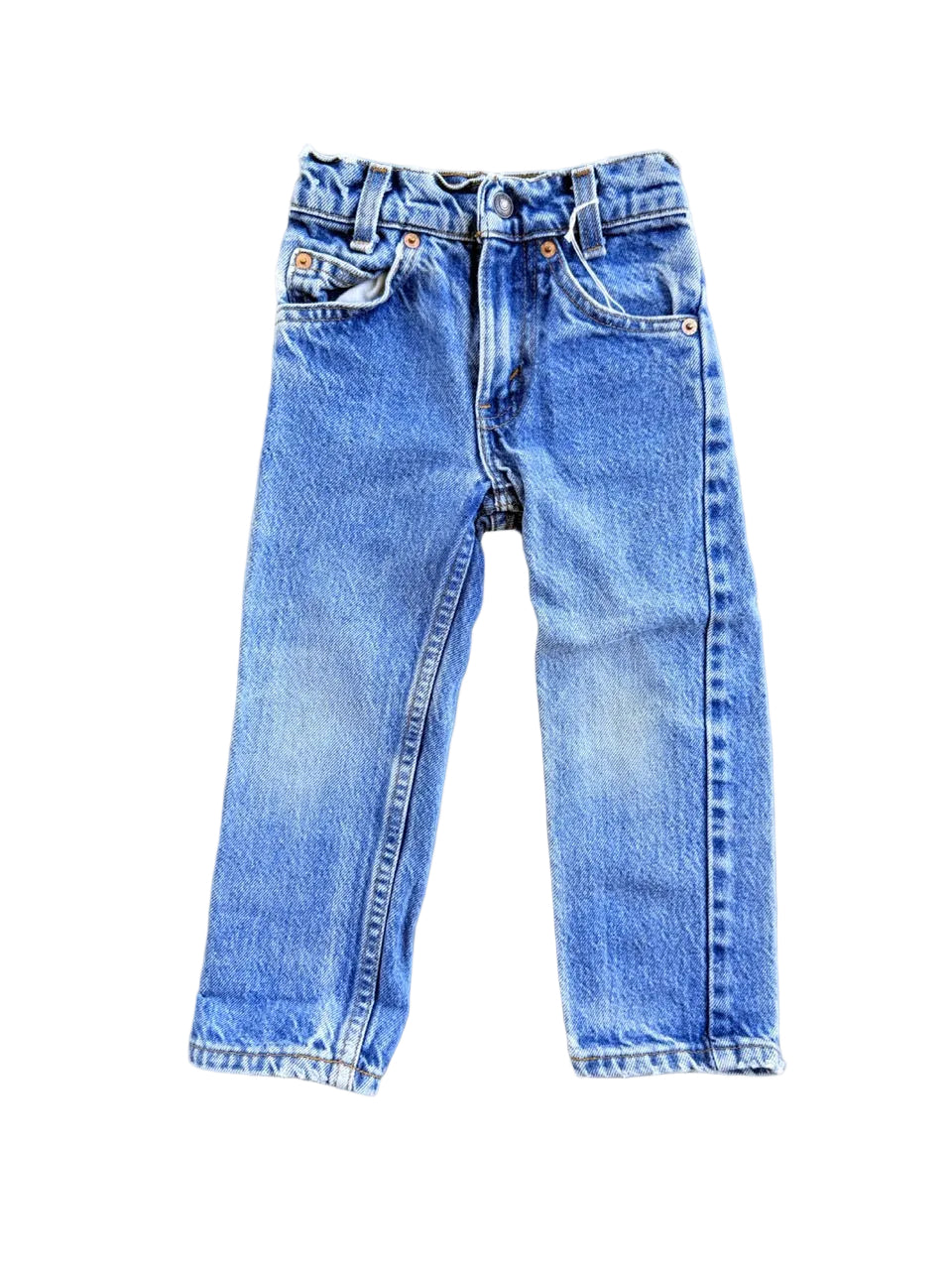 Vintage Levi's 512 Orange Tab Kids Jeans | 18" x 14" | Approx. 3T | 1990s
