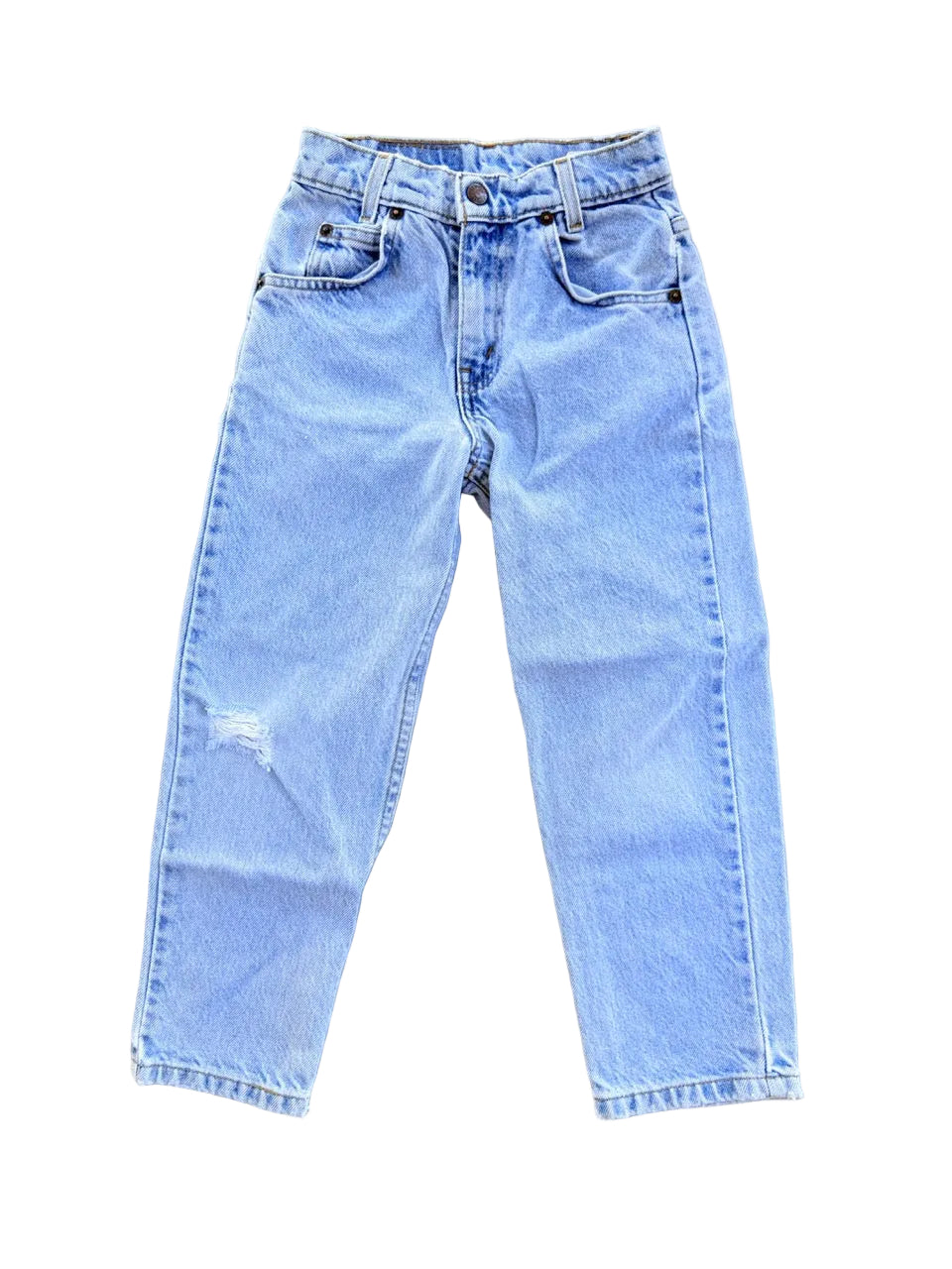 Vintage Levi's 550 Orange Tab Kids Jeans | 21" x 19" | Approx. 5T | 1990s
