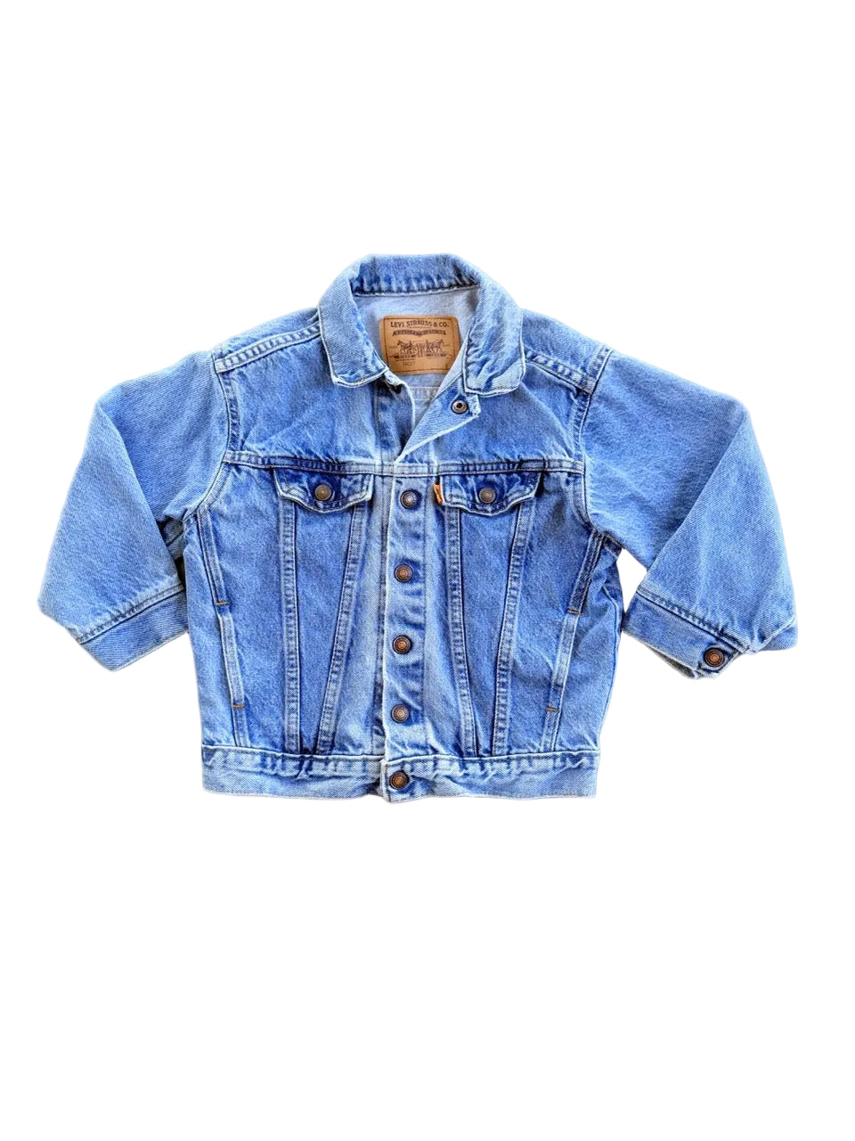 Vintage Levi's Orange Tab Kids Jacket | Size 6 | 1990s | Made in USA | Vintage Little Levis