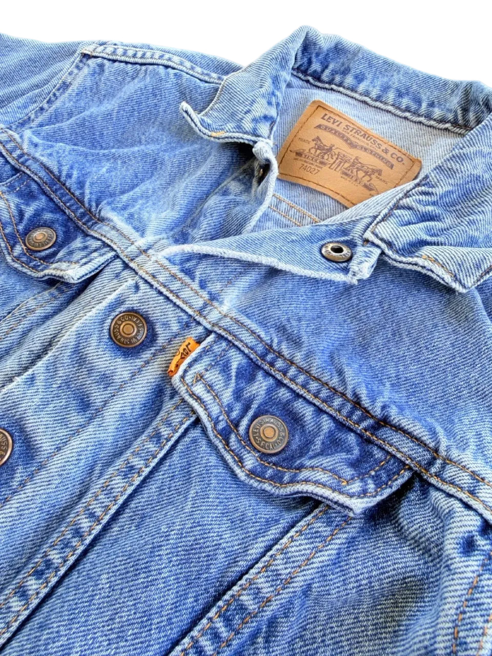 Vintage Levi's Orange Tab Kids Jacket | Size 6 | 1990s | Made in USA | Vintage Little Levis