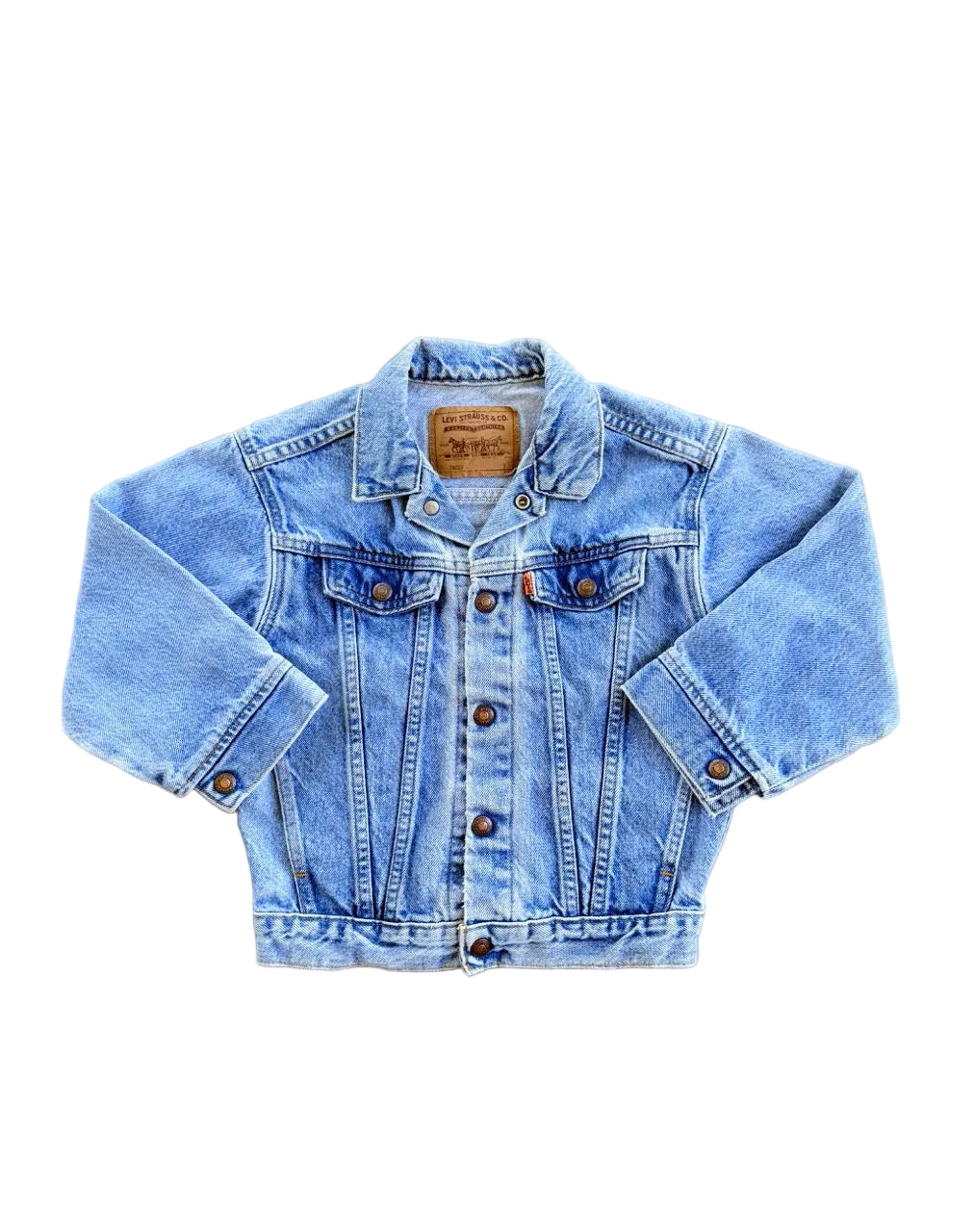 Vintage Levi's Orange Tab Kids Jacket | Size 7 | 1990s | Made in USA | Vintage Little Levis