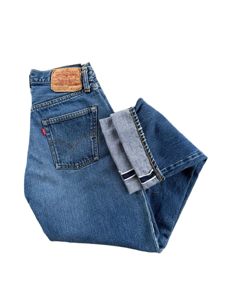 Vintage Levi's 501 Selvedge Denim Jeans | Redlines | W25 L29 | 1970s | Made in USA