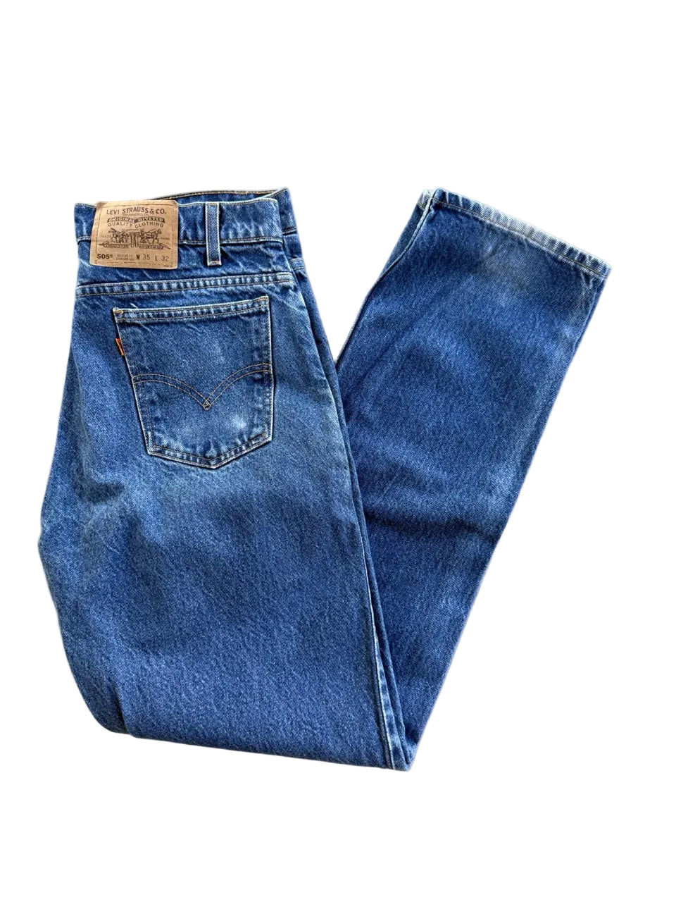 Vintage Levi's 505 Orange Tab Jeans 33x32 | 1996 | Made in USA