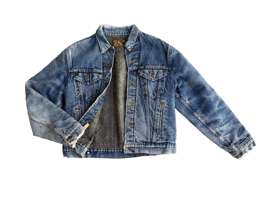 1980s Levi’s Type III Blanket-Lined Trucker Jacket – Made in USA